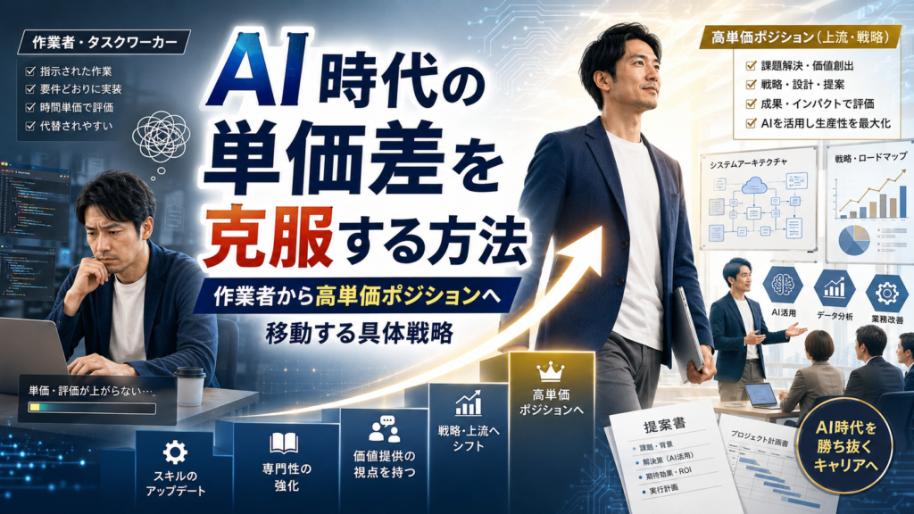 AI時代単価差克服