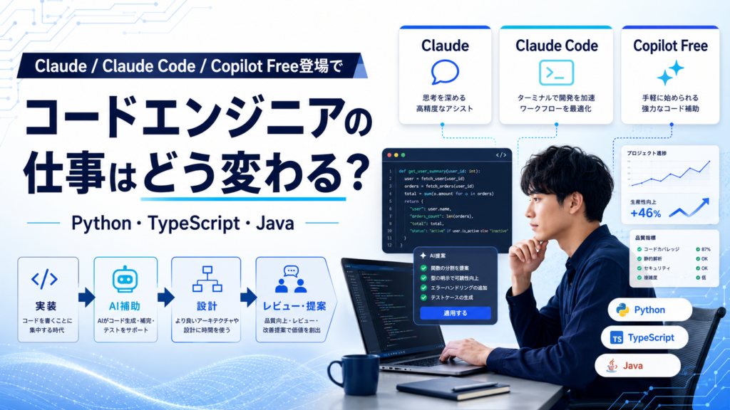コードエンジニアの仕事はどう変わる