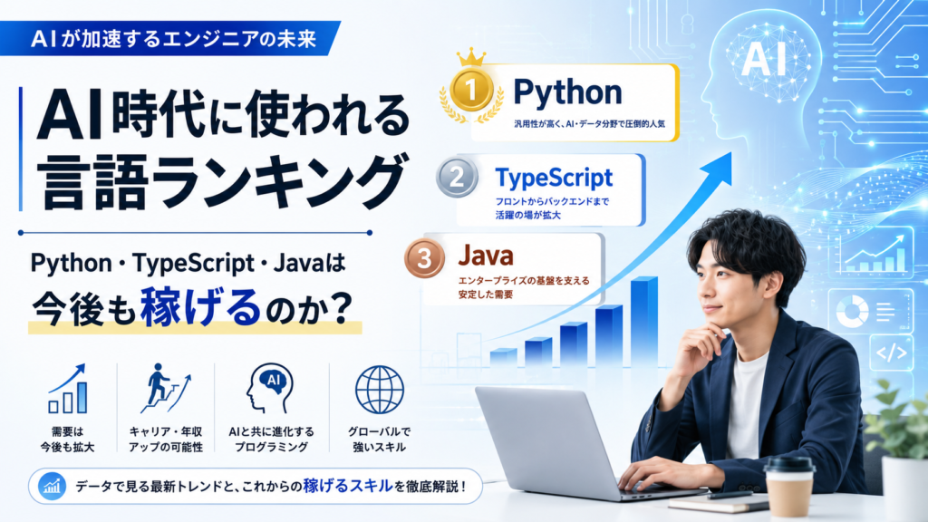 AI時代に使われる言語ランキング