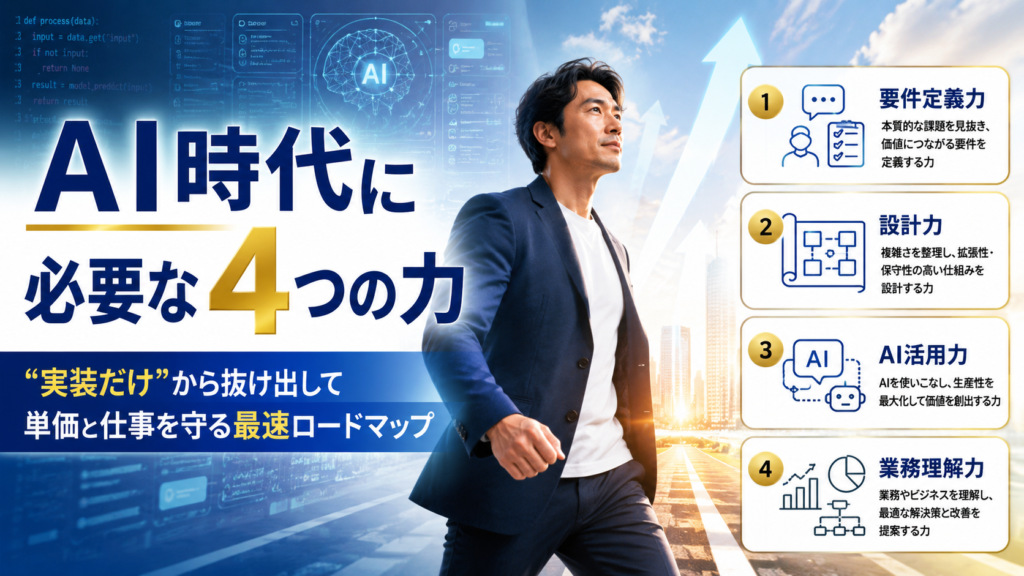 AI時代に必要な4つの力